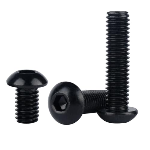 5/16-18 x 3/4" Button Head Screws Socket Cap Bolts 304 Stainless Steel 18-8, Allen Hex Drive, UNC Fully Machine Thread, 10Pcs Black - color: Black, size: 5/16-18 x 3/4" (10PCS)