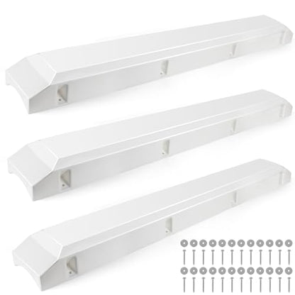 Boat Dock Fender with Screws,PVC Marine for Boat Dock Vertical Pole Post or Corner Dock(24 inch,38 inch,48 inch,72 inch,31.5 inch) - style: White 48in 3Pack