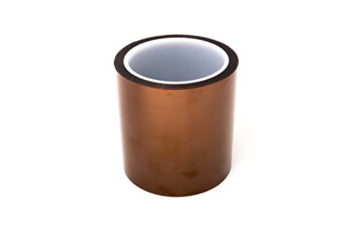 Bertech High-Temperature Polyimide Masking Tape, 1 Mil Thick, 5 Inch x 36 Yards - UL Recognized - size: 5