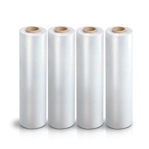 Alliance Stretch Film Hand Bundling - Clear, 18" x 1500ft, 80 Gauge, 4 Pack, Industrial Heavy Duty Shrink Wrap for Packing, Shipping, Pallet, and Moving Supplies - size: 4 PACK, style: 18 in X 1500 FT | 80G