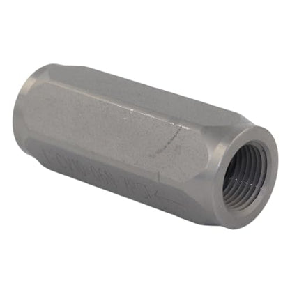 3/8'' NPTF Hydraulic In-Line Check Valve, Non-Return Valve High Pressure, Single Way, 6GPM, 5000PSI - size: CV10-06N 3/8''NPTF