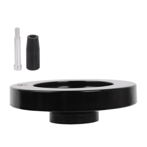 Solid Dished Hand Wheel | 80mm Wheel Diameter | 8mm Mounting Hole - size: KEYWAYED STYLE - 80MM OD X 12MM HOLE