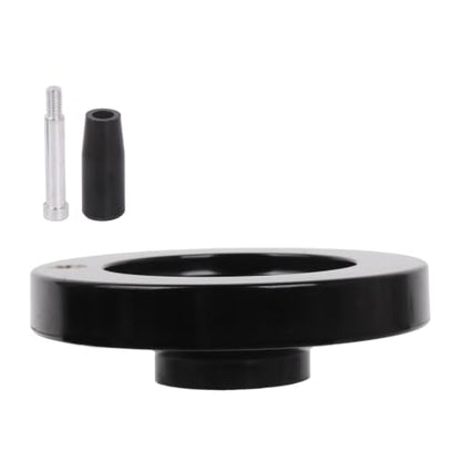 Solid Dished Hand Wheel | 80mm Wheel Diameter | 8mm Mounting Hole - size: KEYWAYED STYLE - 80MM OD X 12MM HOLE
