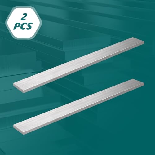 2Pcs Square Aluminum Flat Bar, 1/8" Thickness x 1" Width x 12" Length 6061 Aluminum Flat Plate, 3 x 25 x 305mm Solid New Mill Stock for DIY & Industrial Applications - size: 3x25x305mm, style: 2 pieces