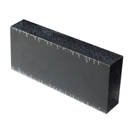 High-Density Polyethylene (HDPE) Plastic Block 1" Thick - 4" x 12" HDPE Plastic Sheet for Machining,Home Improvements,DIY Projects(Black 1 PCS) - color: Black, size: 1" x 4" x 12"