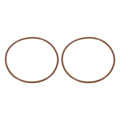 Fluorine Rubber O-Rings 4-1/4" OD, 4" ID, 1/8" Width 2PCS - size: 4-1/4" OD, 4" ID, 1/8" Width