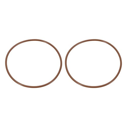 Fluorine Rubber O-Rings 4-1/4" OD, 4" ID, 1/8" Width 2PCS - size: 4-1/4" OD, 4" ID, 1/8" Width