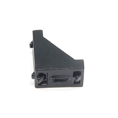 20PCS Extruded Aluminum Profile 2028 Corner Bracket Right Angle with Screws for 6mm Slot Aluminum Extrusion Profile 2020 Series (2028-Black-20 with Screws) - style: 2028-Black-20 with screws