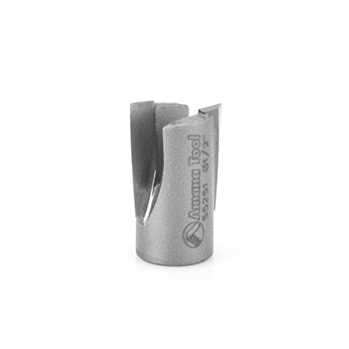 Amana Tool - 55251 Carbide Tipped Mortising Screw Down Shear Cutter 1/2 Dia x 0.605" x - size: 1/2 Dia x 0.605"