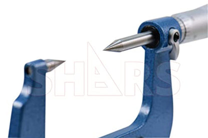 Shars 1-2" 30° Point Micrometer 303-2318 P) - size: 1-2" 303-2318