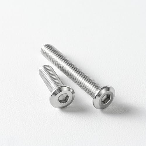 1/4-20 x 5/16" (50 Pack) Flat Head Hex Socket Cap Screws Bolts, 304 Stainless Steel 18-8, Hex Drive, Bright Finish, Fully Machine Thread - size: 1/4-20 x 5/16"