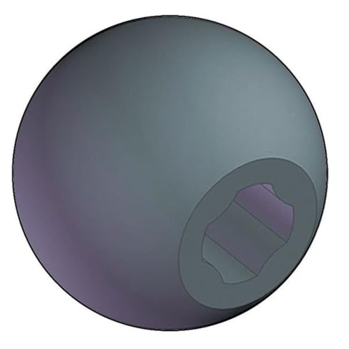 Universal Ball Knob No Insert, 1/2