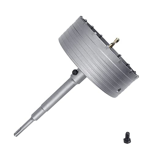 160mm (6.3") Concrete Hole Saw with 220mm SDS Plus Shank Rod - style: 160mm ( 6.3 inch )
