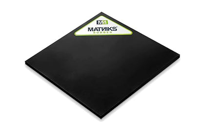 MATNIKS Neoprene Rubber Sheet, Heavy Duty, High Grade 60A, Black, 12x12-Inch by 1/4-inch Thick (+/- 5%) for Plumbing, Gaskets DIY Material, Supports, Leveling, Sealing, Protection, Abrasion, Flooring - size: 1/4-inch by 12in x 12in