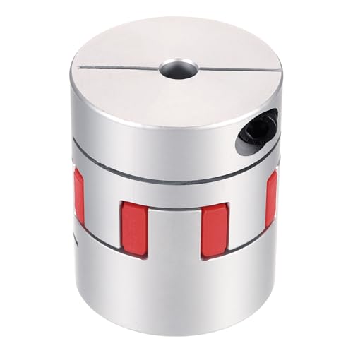 MECCANIXITY Aluminum Shaft Coupling Shaft Coupler 7mm to 16mm Flexible Spider Coupling L50mm x D40mm Coupler Jaw Spider Shaft Joint Connector for 3D Printers DIY CNC Router Milling Machine - size: 7mm to 16mm