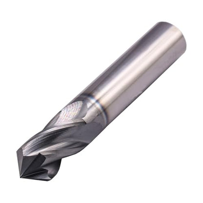 4 Flute 90° Solid Carbide Drill Mill(1Pc, 1/2"), AlTiN Coated - size: 1Pc 1/2"