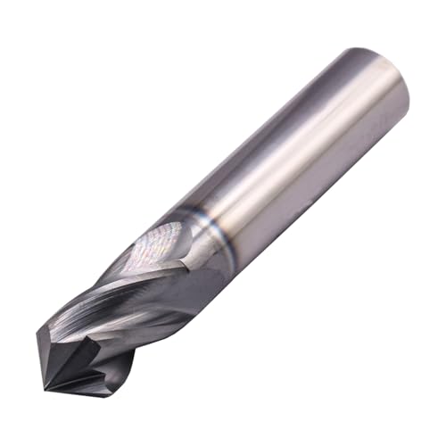 4 Flute 90° Solid Carbide Drill Mill(1Pc, 1/2"), AlTiN Coated - size: 1Pc 1/2"