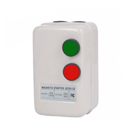 Magnetic Motor Starter 220V Magnetic Electric Motor Starter for Air Compressor, 3-Phase/Single-Phase Switch Magnetic Starter - style: 220v 7.5KW-10HP
