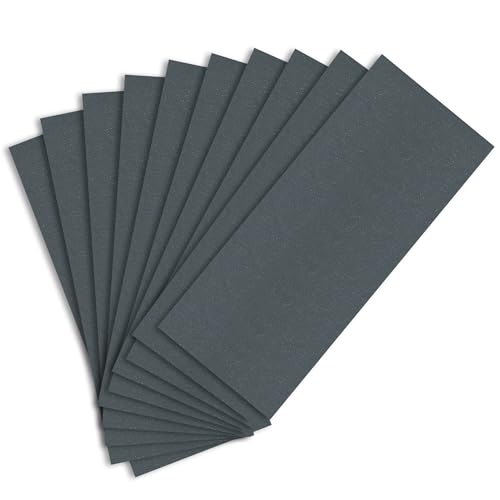 Sand Paper Variety Pack, 10PCS Wet/Dry Fine Sandpaper for Wood Metal Crafts and Car Sanding, 1200 Grit, 9 x 3.6 Inch - size: 1200-Grit