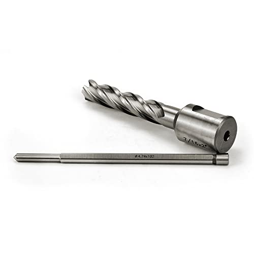 OSCARBIDE 7/16" x 2" HSS Annular Cutter 3/4" Weldon Shank Mag Drill Bit