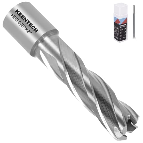 KEENTECH M2AL HSS Annular Cutter,5/8 Inch Diameter x 2 Inch Depth - size: 5/8" dia, style: 2" depth
