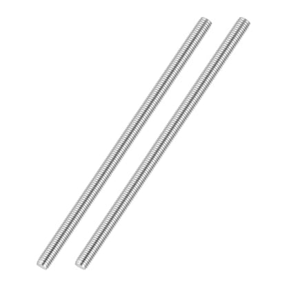 M4-0.7 Fully Threaded Rod 100mm Length Coarse Thread 2Pcs - size: M4‑0.7 100mm