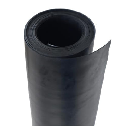 Nitrile Commercial Grade Rubber Sheet, Black, 60A, 0.031" x 24" x 36" - size: 24 x 36 x 0.031 in.
