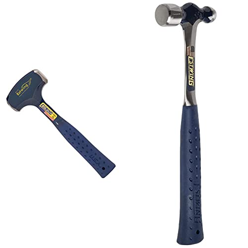 Estwing Drilling Hammer & Ball Peen Hammer Bundle | Durable Forged Steel Construction