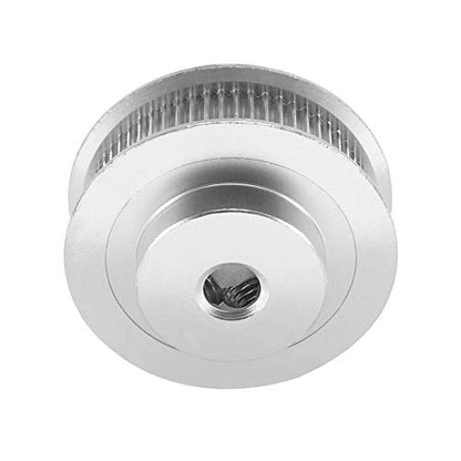 2PCS GT2 Timing Pulley Aluminum Alloy Timing Belt Pulley Synchronous Wheel 3D Printer Accessories for 6mm Width Timing Belt (60 Teeth Bore 8mm) - size: 60 Teeth Bore 8mm