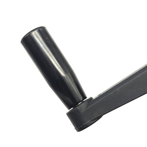 4" Nylon Crank Handle Drill Press Revolving Handle with Round or Square Installation Hole Smooth 360 Degree Operation for Industry Lathe Milling Grinding Machine (Square Hole 12x12x100) - size: Square Hole 12x12x100