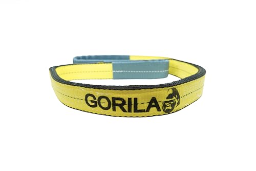 GORILA Polyester Heavy Duty Lifting Web Sling | 3ply -2 inch | 8,300lbs x 6,5ft (3,76 Ton x 2 Meters) | WSTDA Members | Safety Factor 5:1 | Since 1989 - size: 8,300lbs – 6,5ft / 3,76t – 2m