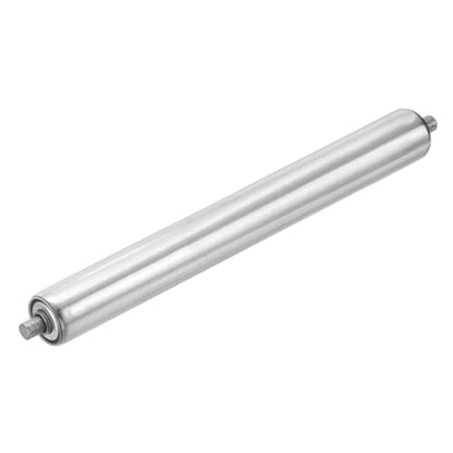 MECCANIXITY Stainless Steel Conveyor Roller 1.5" Diameter 16" Length Gravity Transmission Replacement Part Galvanized End (Silver) - size: 1.5"x16"