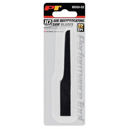 Performance Tool M555-32 10-Piece 32 TPI Bi-Metal Air Saw Blade Set - size: 32 TPI - 10 Count (Pack of 1)