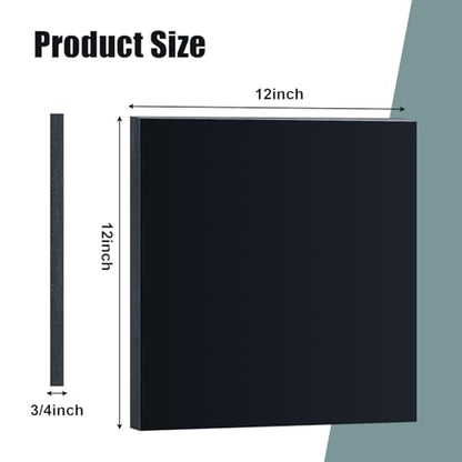 Hdpe Plastic Sheets 3/4 Thick Hard Hdpe Polyethylene Sheet, 12 x 12 Inch