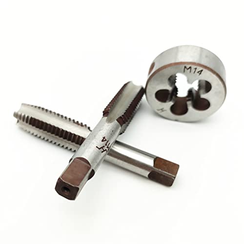 AtticZone M14 x 2.0 Metric Hand Thread Tap and Die Set, Right Hand - size: M14x2.0