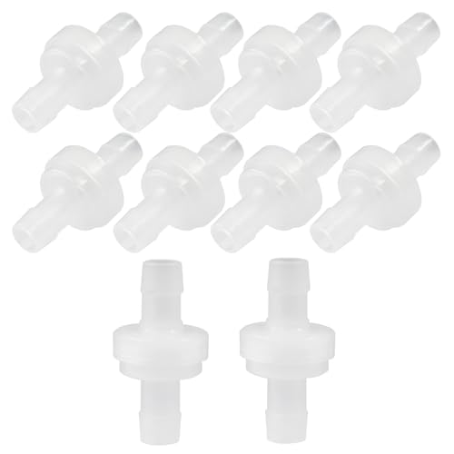 10 Pack 5/16 Inch (8MM) Plastic Check Valve - size: 8mm