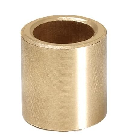 10 pcs Oilless Bushing Sleeve Bearings 1/4 inch bore Brass Self-Lubricating Sintered Bronze Bushings Bore 6mm OD 10mm Length 10mm