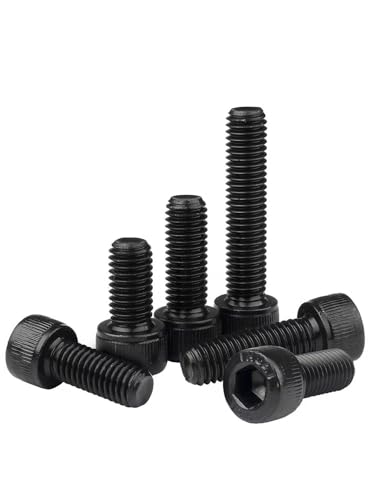 M6-1.0 x 30mm Socket Head Cap Screws Bolts, Grade 12.9 Alloy Steel Black Oxide, M6 30mm Allen Socket Drive, Machine Thread with Hex Spanner,20 PCS (M6X30) - size: M6X30mm