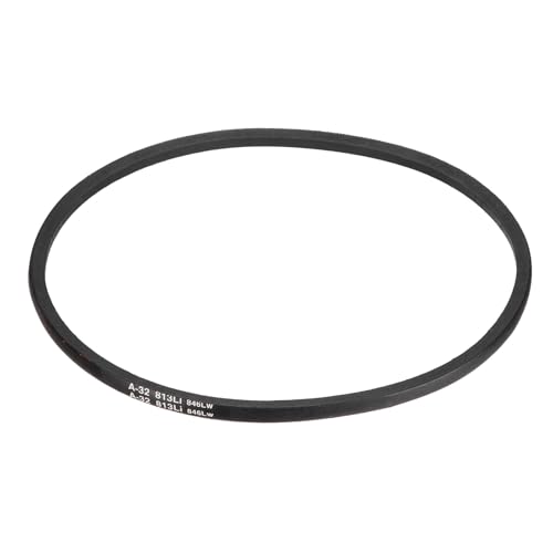 uxcell 5Pcs A32 Classic Wrapped Rubber V-Belt, 34" Lo x 0.51" W x 0.32" H - size: A32