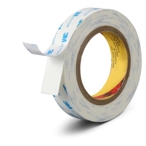 Double Sided Tape Heavy Duty,1in x 16.5Ft Wall Picture Hanging Tape - size: 0.98 in x 16.5 ft