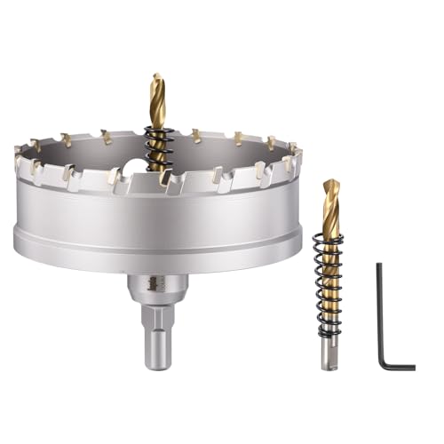 Tungsten Carbide Tipped Hole Saw 3-15/16 Inch 100mm Hole Cutter - size: 3-15/16 Inch (100mm)