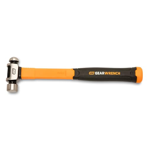 GEARWRENCH 8 oz. Ball Pein Hammer with Fiberglass Handle | GWHFGBP8 - style: 8 oz.