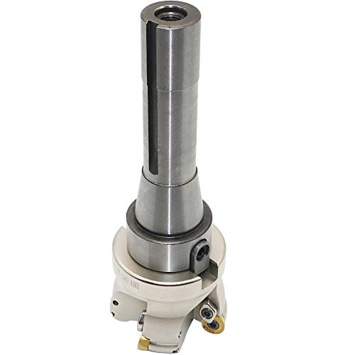 Face Mill Cutter Holder EMRW 6R 63-22+R8-FMB22-7/16+RPMT1204 Hard Alloy Blade+8mm Spanner+T15 Spanner, Used for Fough Machining of The Workpiece on The Milling Machine. - size: EMRW 6R63-22(2.48 Inch)