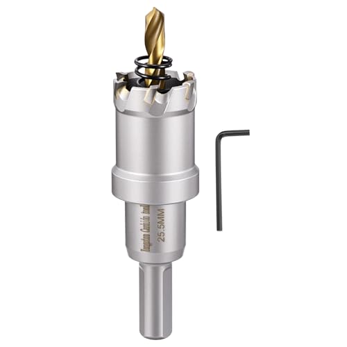 1" 25.5mm Hole Saw Tungsten Carbide TCT Hole Cutter W/Drill Bit - size: 25.5mm (1")