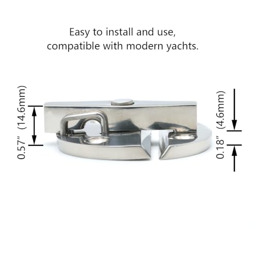 Marine 316 Stainless Steel Boat Door Hatch Twist Catch Latch(1 Pcs)