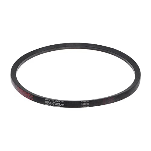 HARFINGTON SPA-732 V-Belts Drive Belt 732mm Pitch Girth 13mm Width 10mm Height Rubber for Power Transmission - size: 732mm
