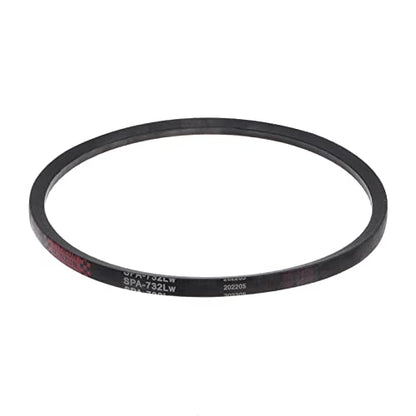 HARFINGTON SPA-732 V-Belts Drive Belt 732mm Pitch Girth 13mm Width 10mm Height Rubber for Power Transmission - size: 732mm