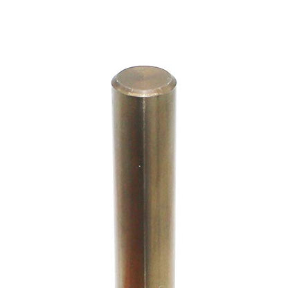 2.5mm Metric M35 Cobalt Steel Extremely Heat Resistant Twist Drill Bit of 10pcs with Straight Shank to Cut Through Hard Metals Such as Stainless Steel and Cast Iron, 5% Cobalt M35 Grade HSS-CO - size: 2.5 mm (10 Count)