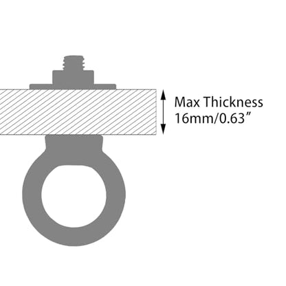M6 Stainless Steel Lifting Eye Bolt with Nuts 4 Pack (M8 M10 x 1 2 4 inch Available), Metric M6 x 25mm (1/4" x 1 in) Ring Shoulder Eye Bolt for Swing, Threaded Eyebolt kit for Tie Down Outdoor - size: M6x25mm (1/4"x1")