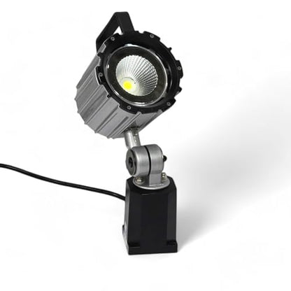 Electrix 8700 Machine Tool LED Light, 4-3/4" Arm Length, 2800 Lumens, 20W, Silver Color, Material of Construction: Steel, Articulating Arm Task Light